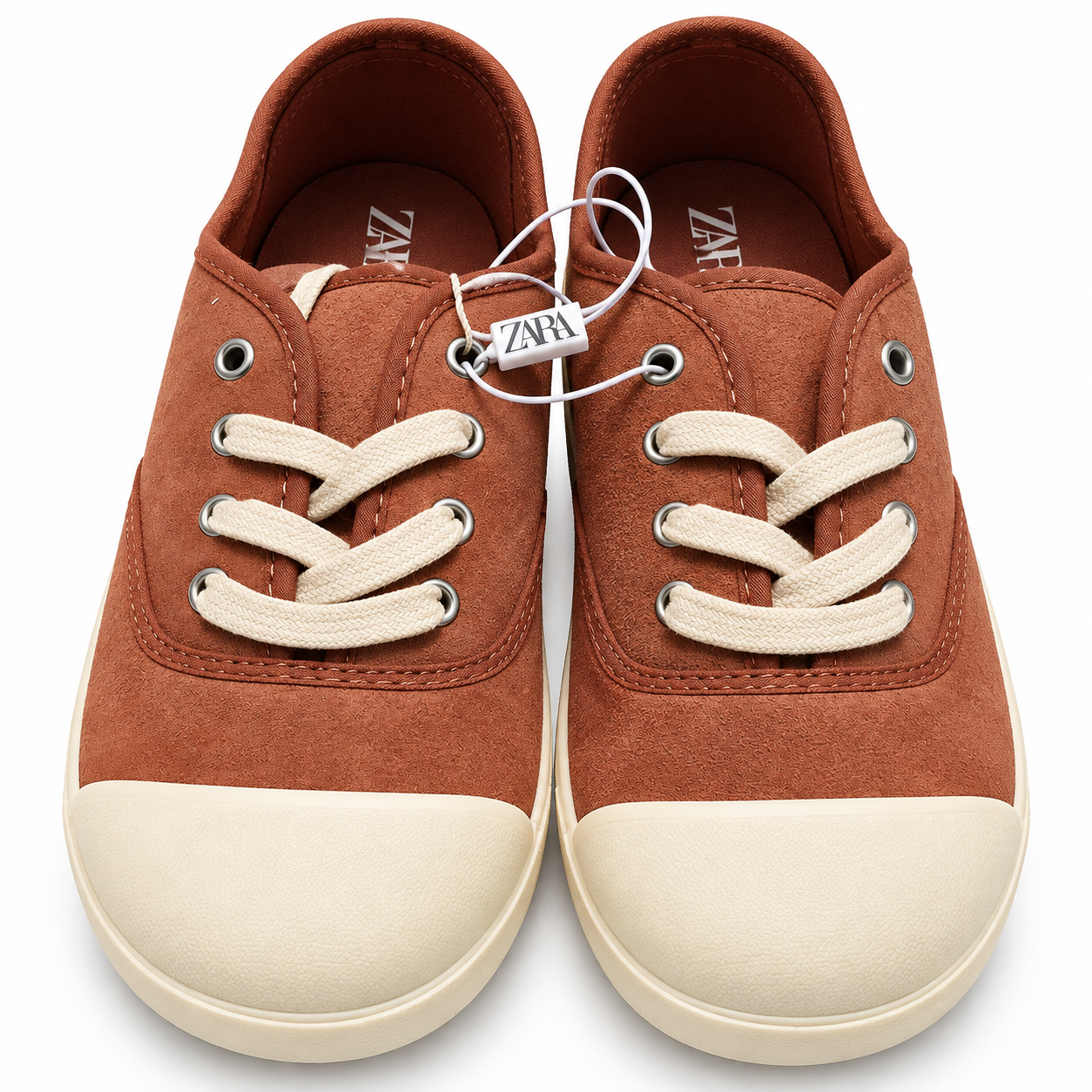 Zara Kids’ Unisex Canvas Trainers | UK 2 _0