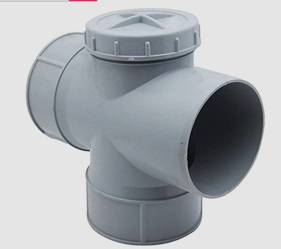 Pvc door tee 4inch
