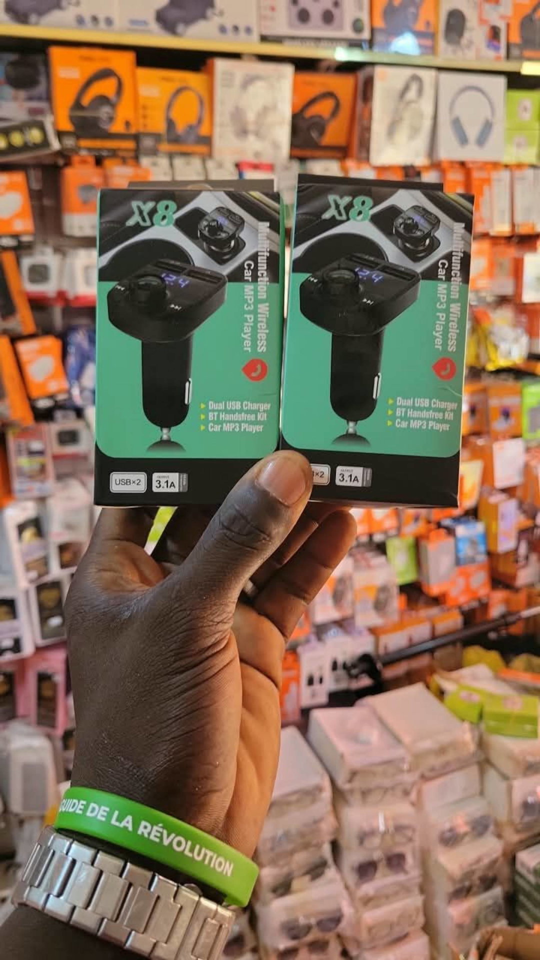 CAR MP3 player and charger