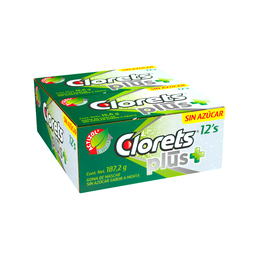 CLORETS PLUS 10s DISP C/12 PZS