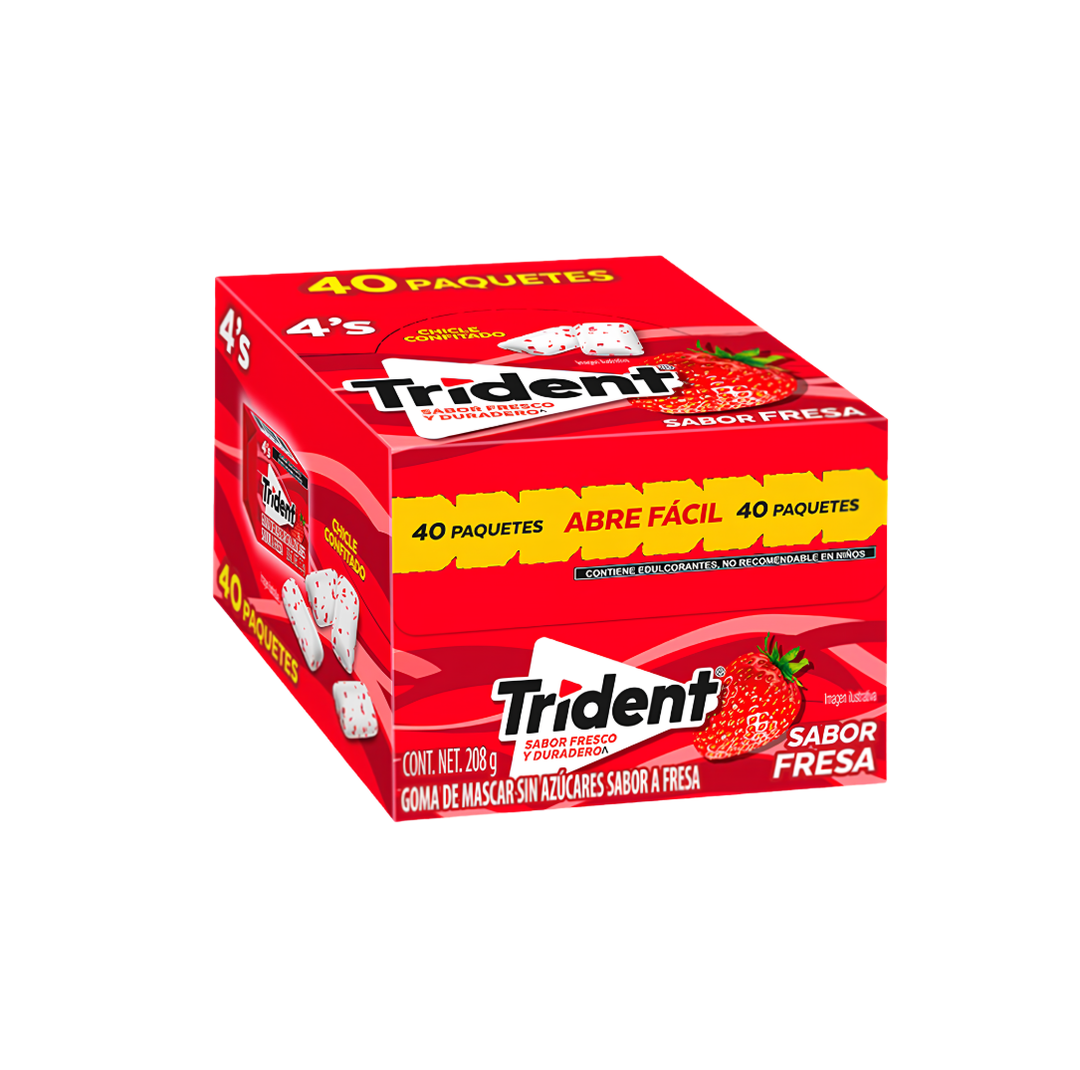 TRIDENT 4S FRESA DISP C/40 PZS