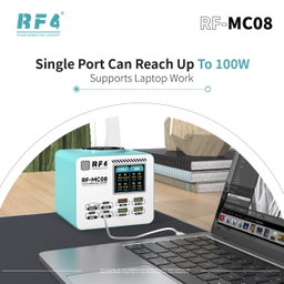  RF4 RF-MC08 150W SMART LCD MULTI-PORT CHARGER