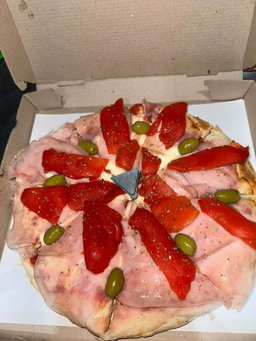 Jamón y morrón