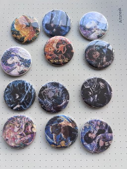 Custom Badges / Custom Pin Badges🎫