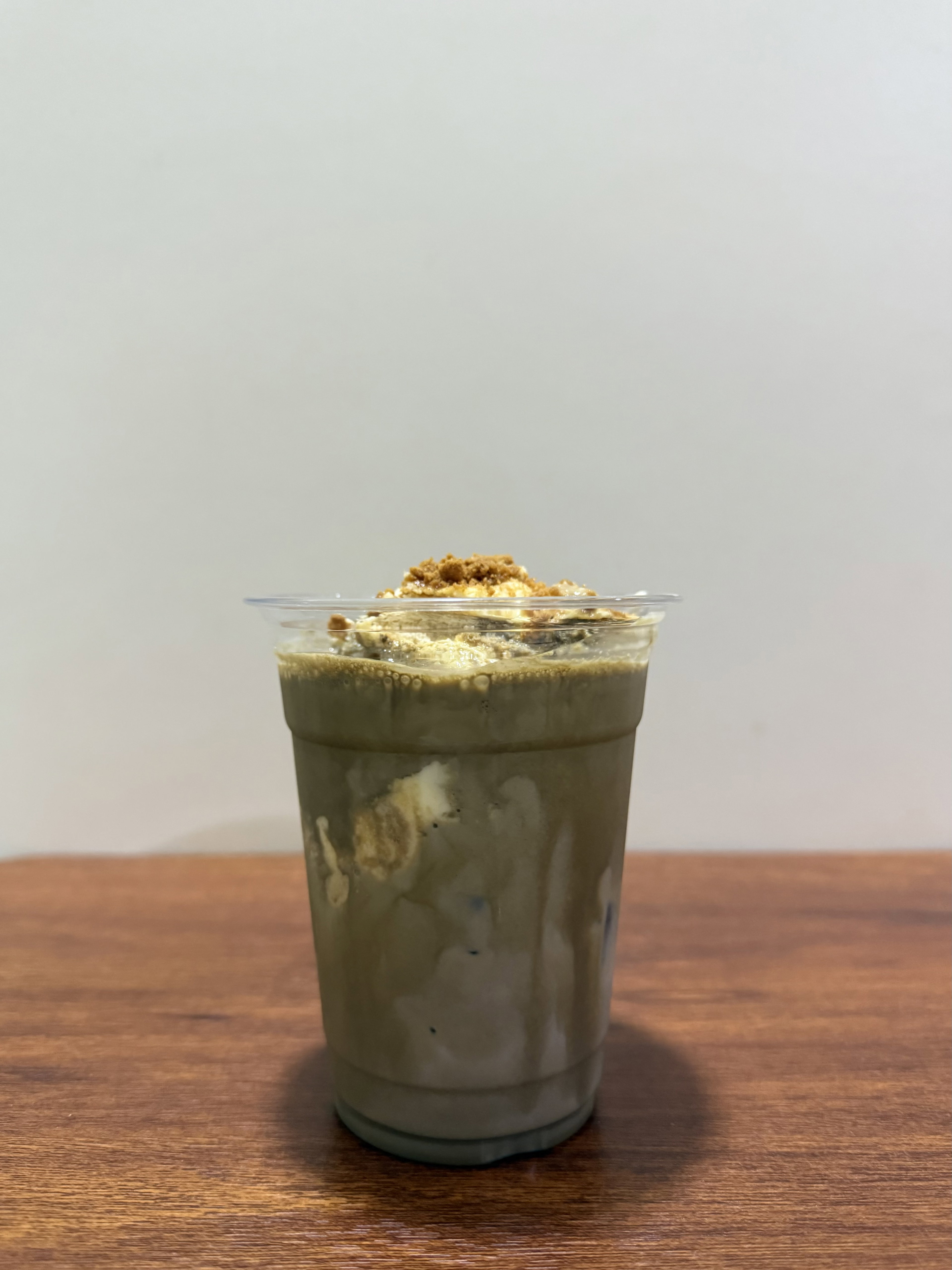 Banana Pudding Hojicha Latte