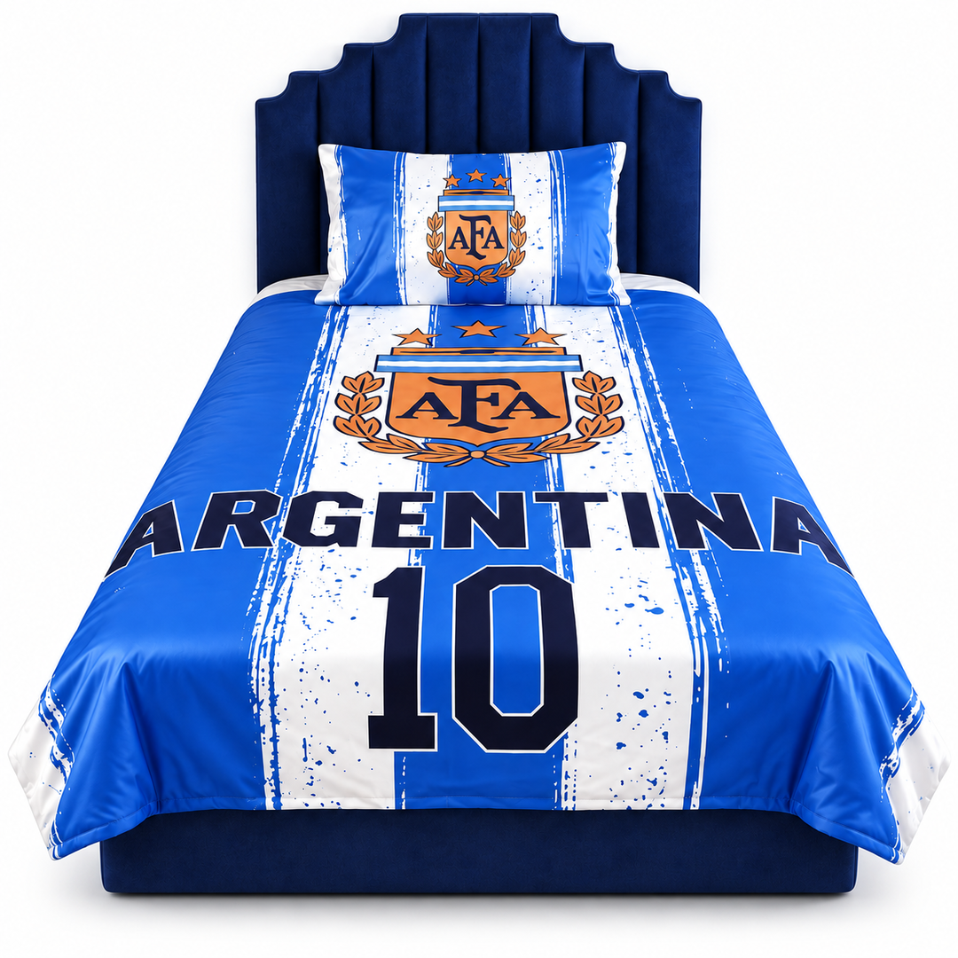 Kidsrock Argentina No. 10 Football 3/4 Duvet Set 