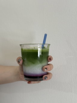 Iced Blueberry Matcha