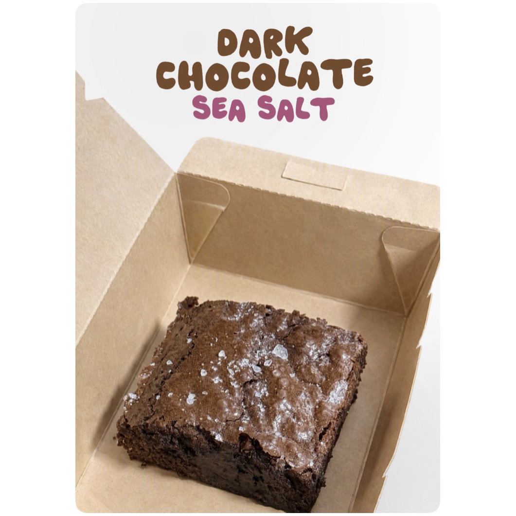 Dark Chocolate Sea Salt Brownie