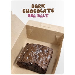 Dark Chocolate Sea Salt Brownie