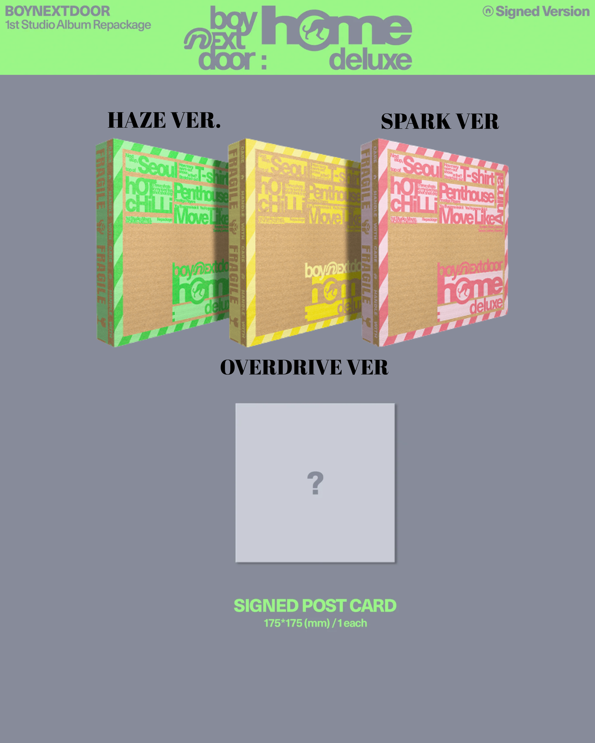 (SIGNED ALBUM) BOYNEXTDOOR 1st Studio Album Repackage [HOME: DELUXE]_0