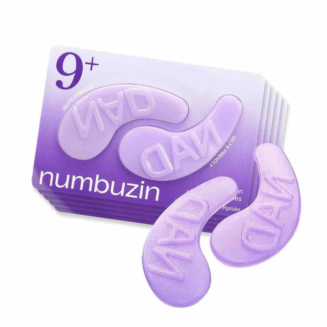 نومبوزين لاصقات تحت العين بالـ NMN والكولاجين  numbuzin NMN Collagen Under Eye Patches (NMN + Collagen + 50 Peptides)