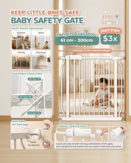 BABY SAFETY GATE (PO! Contact us for more info)