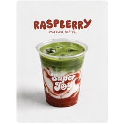 Raspberry Matcha Latte