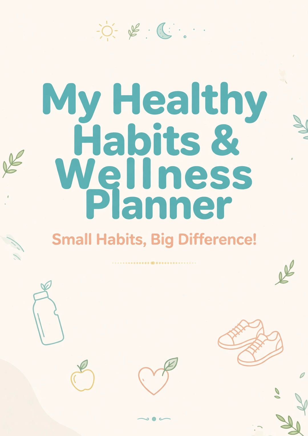 🌿 My Healthy Habits & Wellness Planner 💚