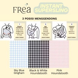 FREA Instant Baby Sling THICK 2 CM PADDING / Baby Pouch