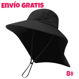 Sombrero Gorra Senderismo Pesca Protección Sol Uv Ajustable