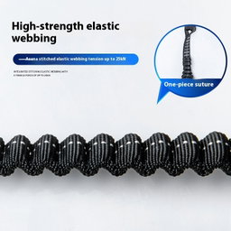 Linea de vida doble con buffer (cinta elastica)