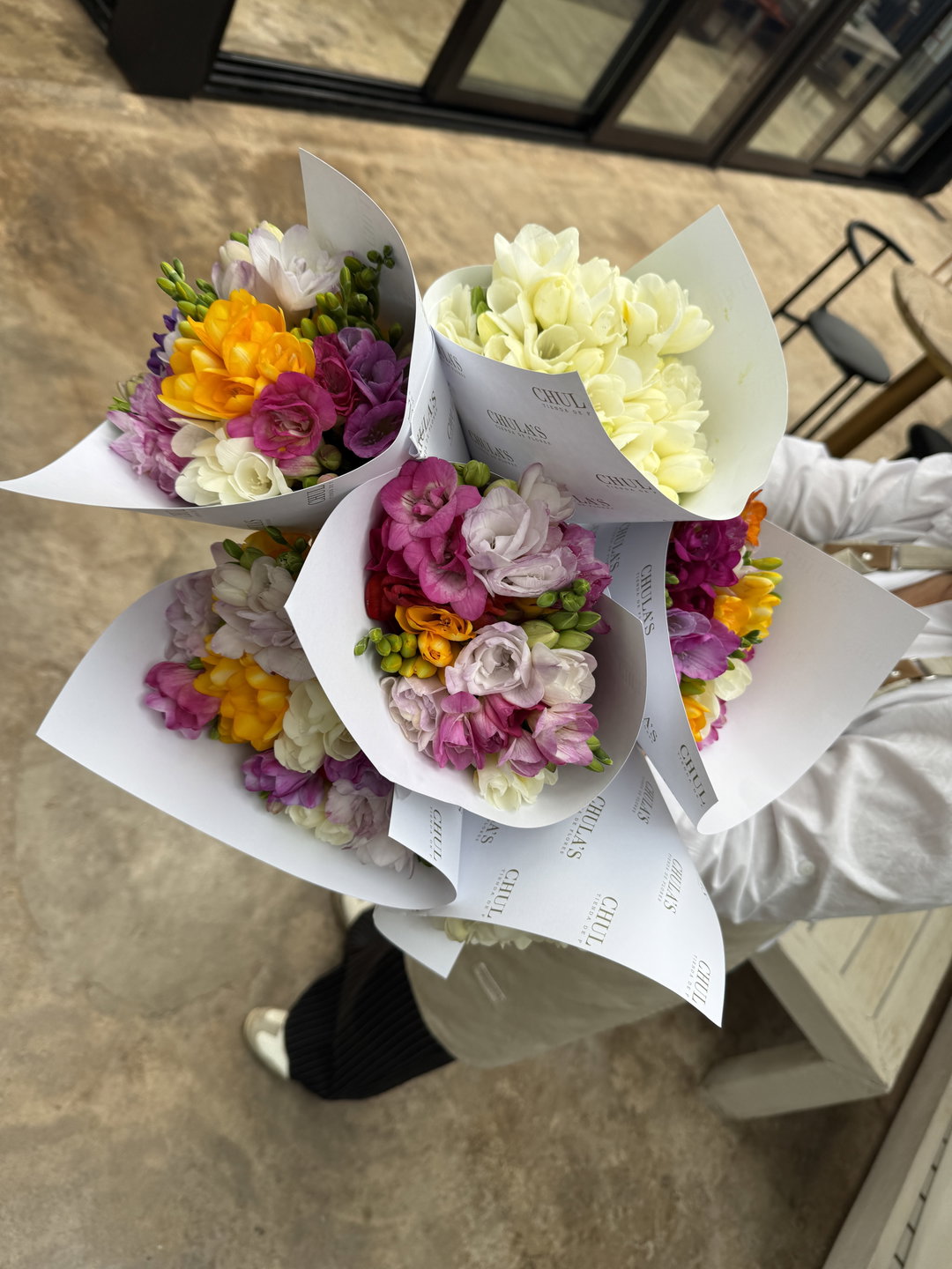 Fresias bouquet