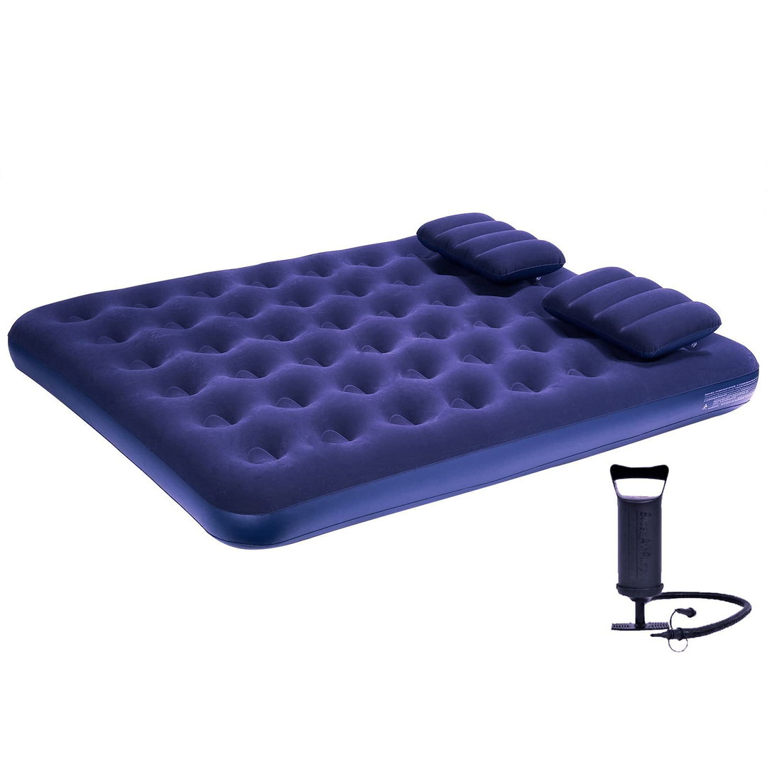 5*6 Inflatable air mattress with free pump