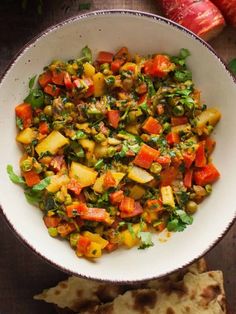 Parrota 2 + Veg Curry 