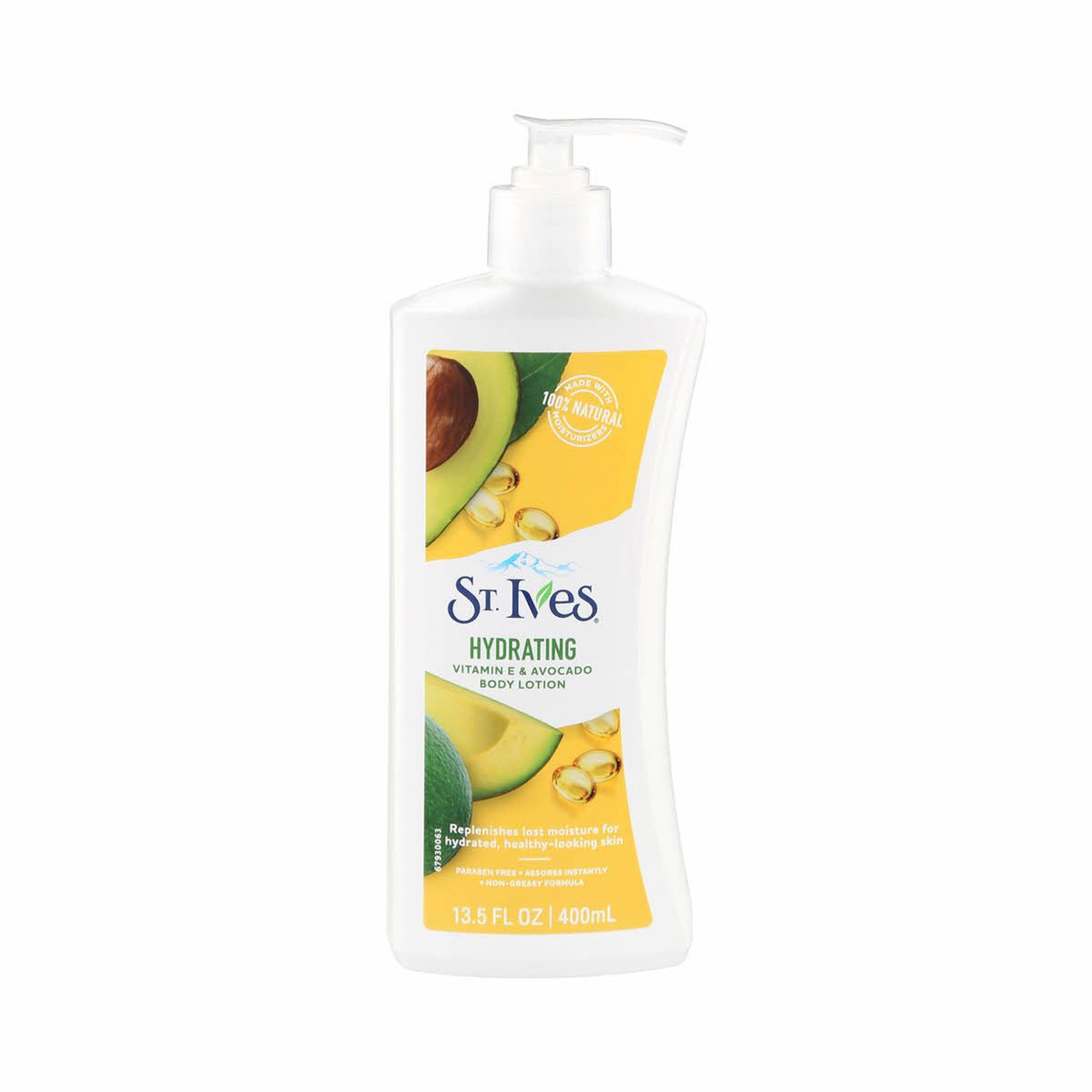 St.Ives لوشن جسم بالأفوكادو + Vitamin E حجم 621 مل _0