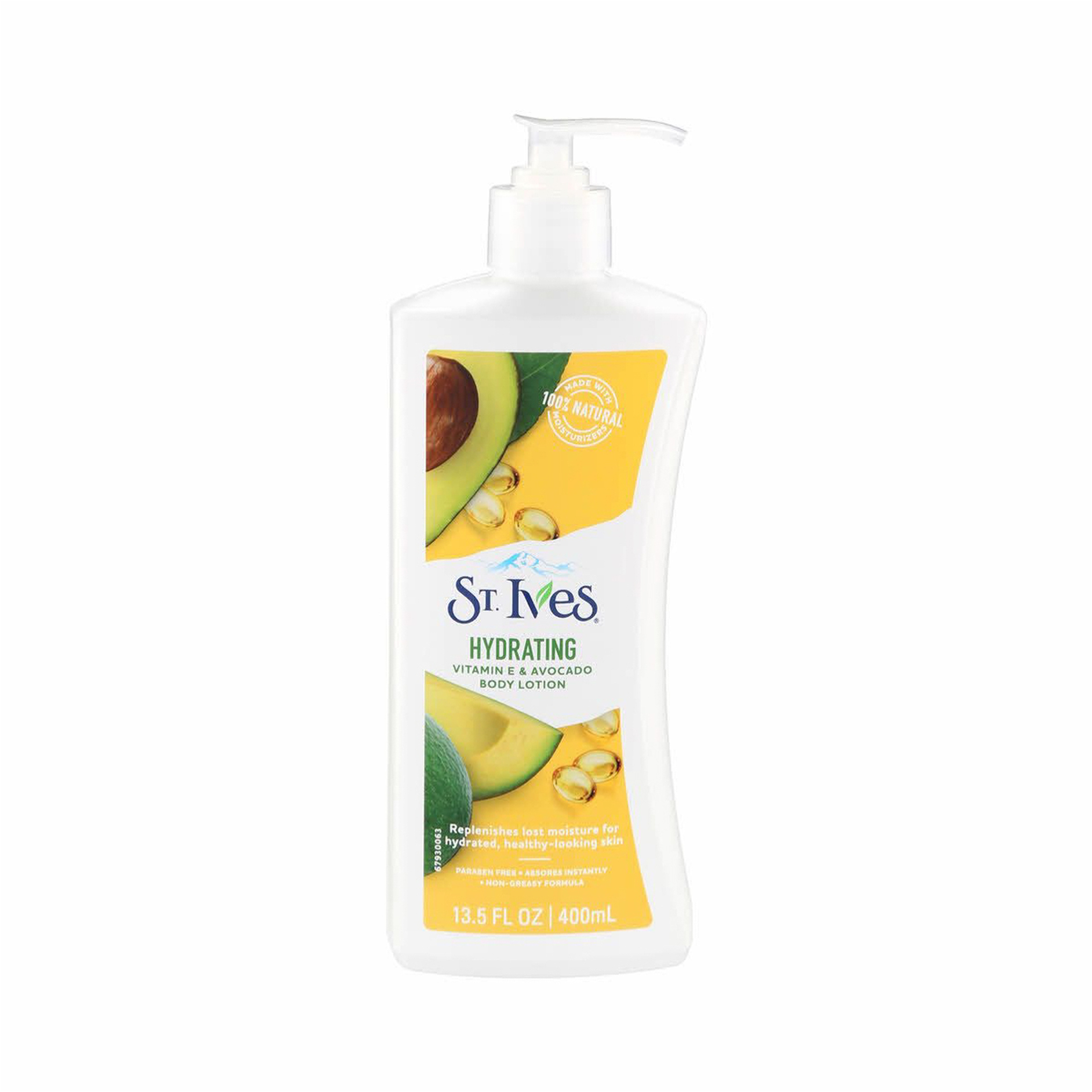 St.Ives لوشن جسم بالأفوكادو + Vitamin E حجم 621 مل 