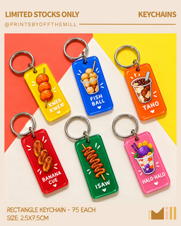 Pinoy Street Foods Keychains