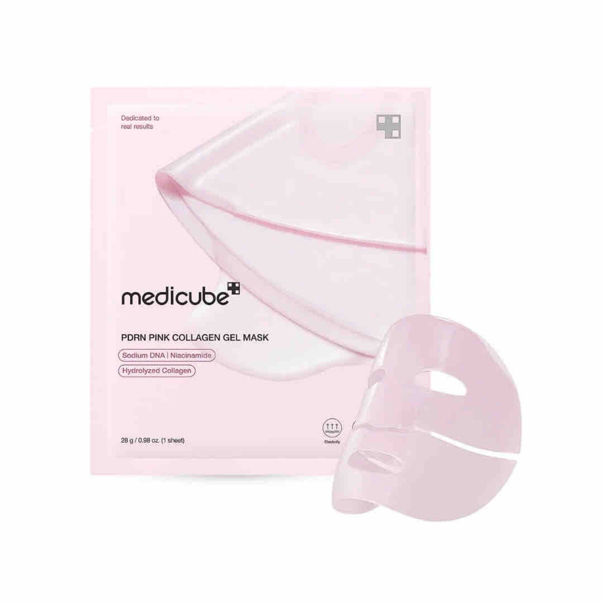 ميدكيوب ماسك جل الكولاجين الوردي 4 قطع  Medicube PDRN Pink Collagen Gel Mask 4EA_0