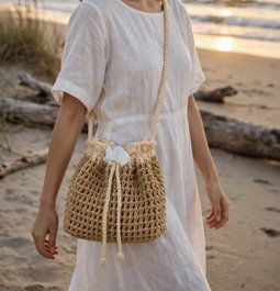 Drawstring Bucket Bag