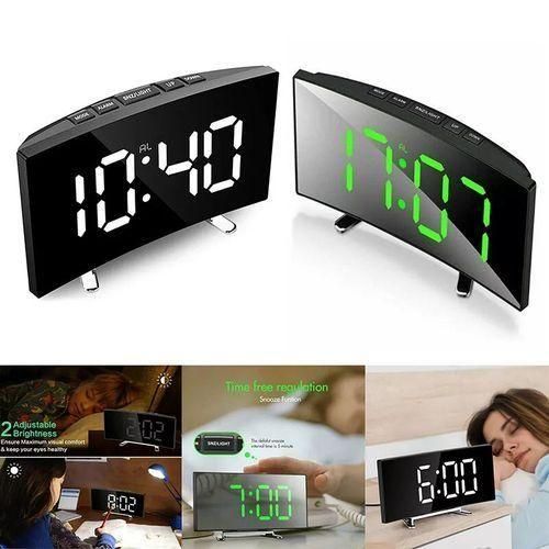 Large Screen LED Electronic Clock with Digital Alarm_0