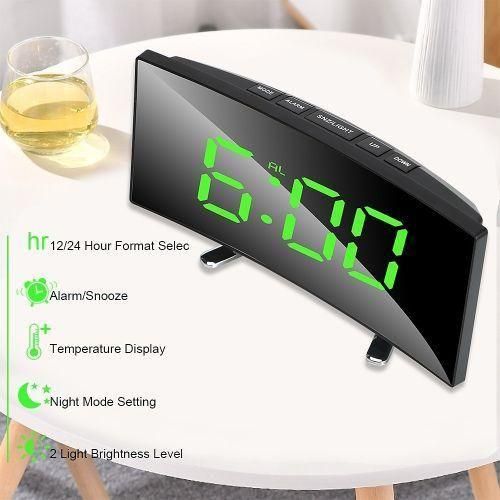Large Screen LED Electronic Clock with Digital Alarm_1