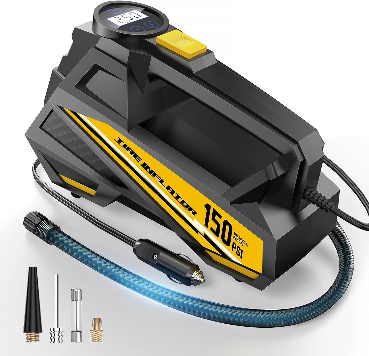 Digital Tyre Inflator with LED Light_0