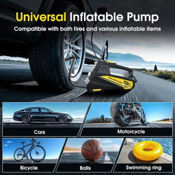 Digital Tyre Inflator with LED Light