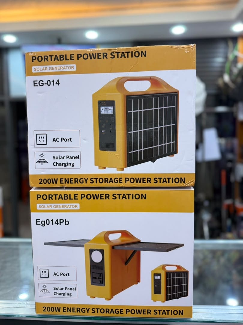 A 200W Portable Power Station (Solar Generator), model EG-014  and Eg014Pb _0