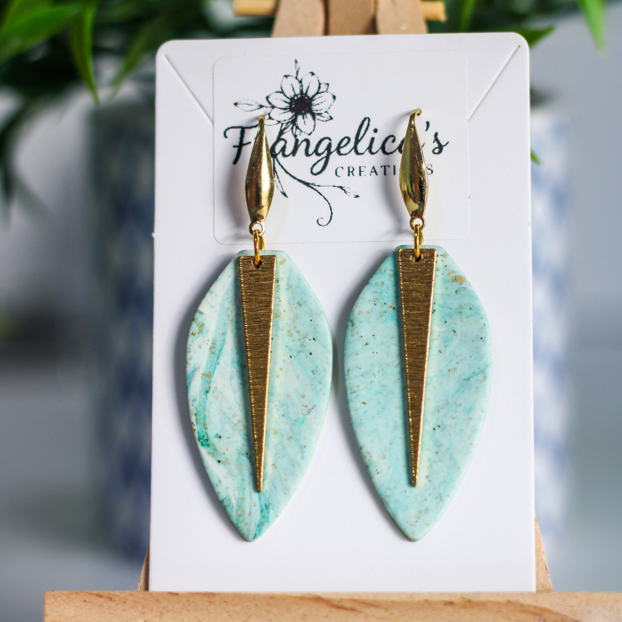 Modern Willow Leaf - Mint Green _0