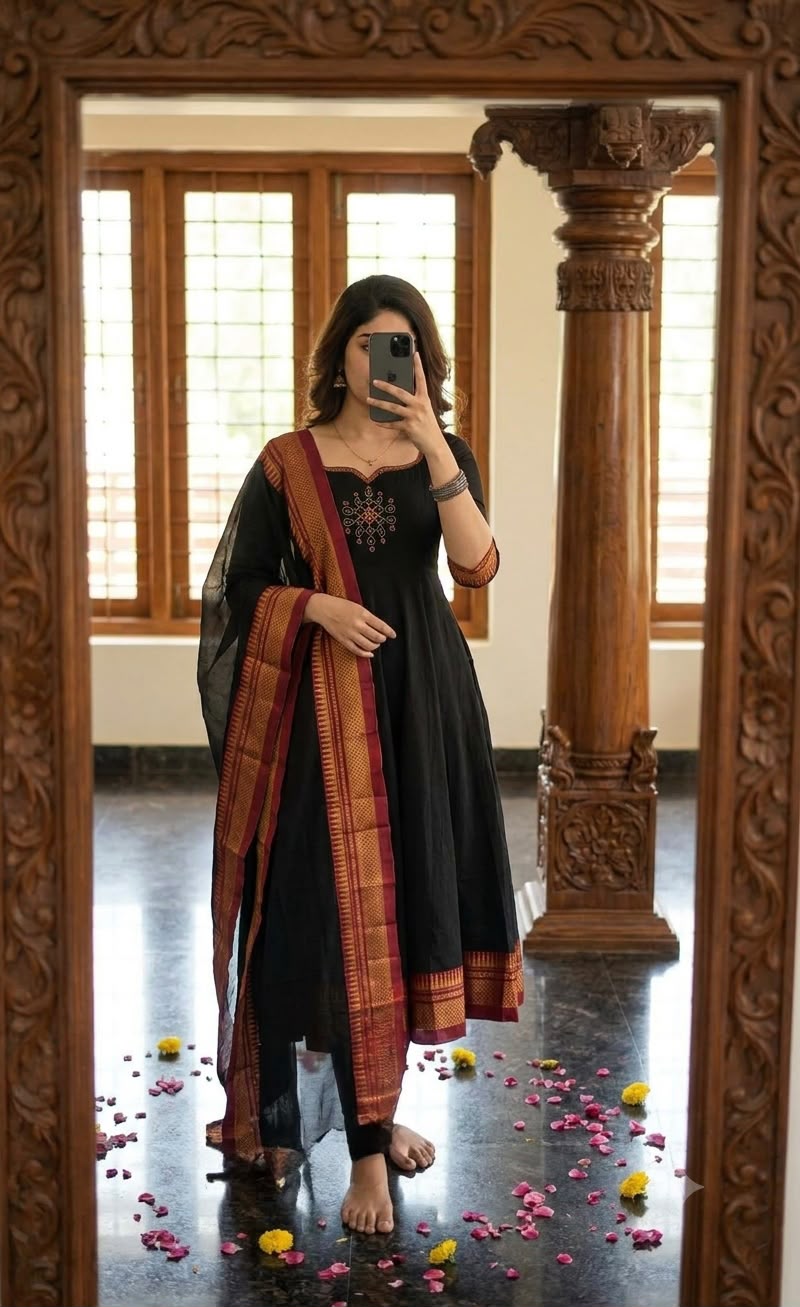 Ethnic Anarkali and Duppata Set JK_2