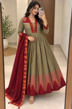 Elegant Anarkali silhouettes JK