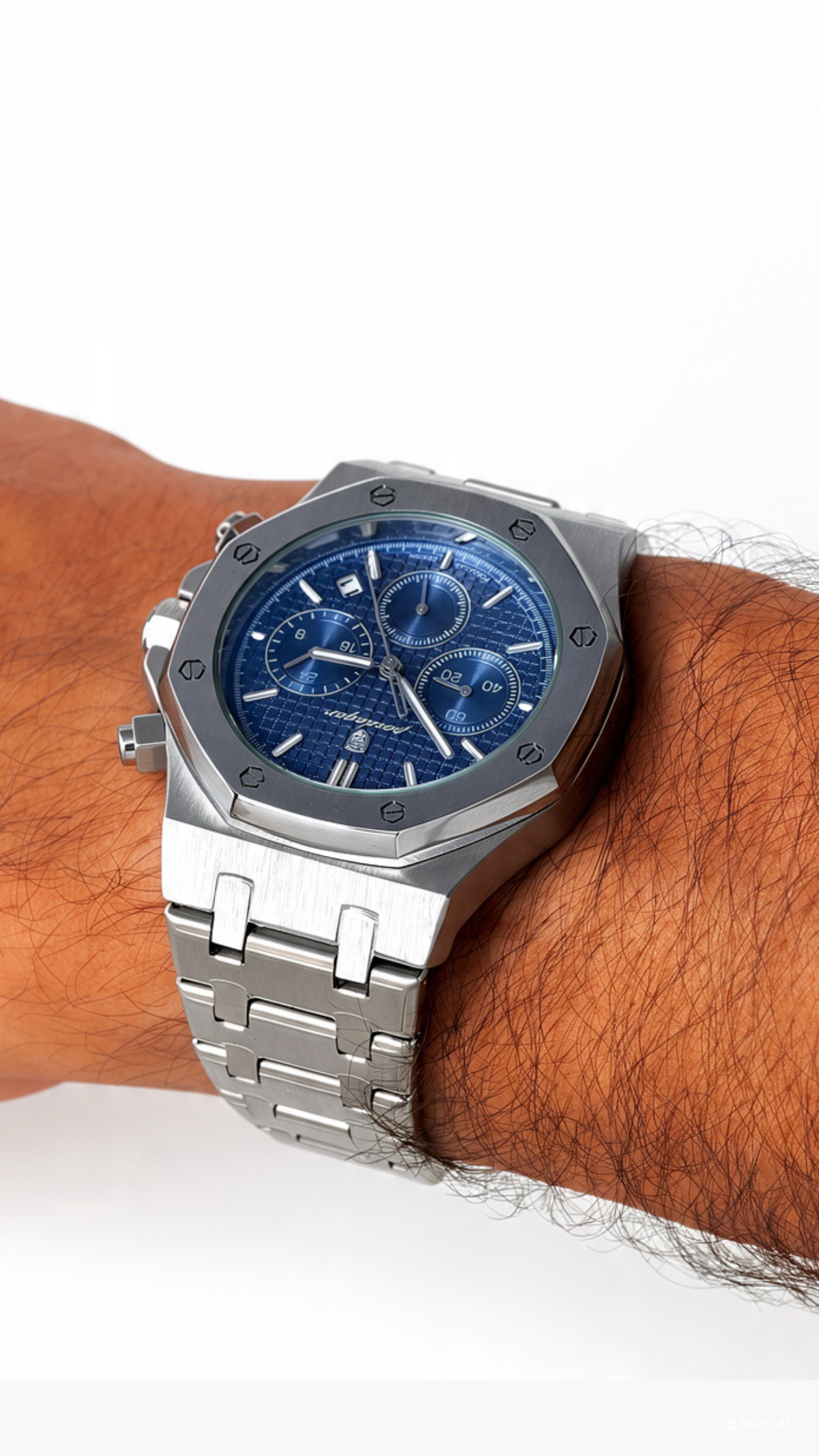 Poedagar Royal Oak Blue Chronograph_1