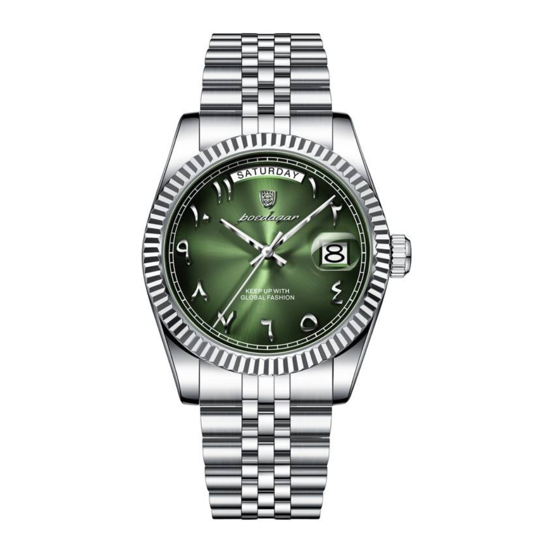 Poedagar Day-Date Arabic Olive