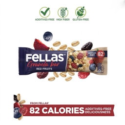 Fellas granola bar red fruit