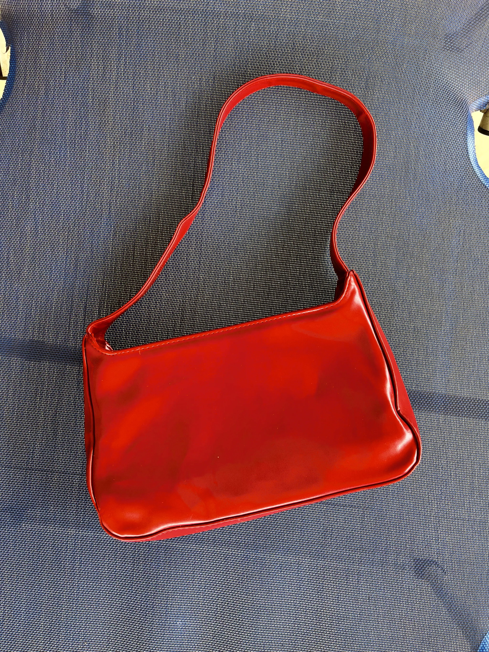 Sac baguette rouge _0