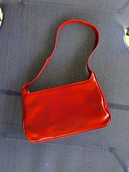 Sac baguette rouge 