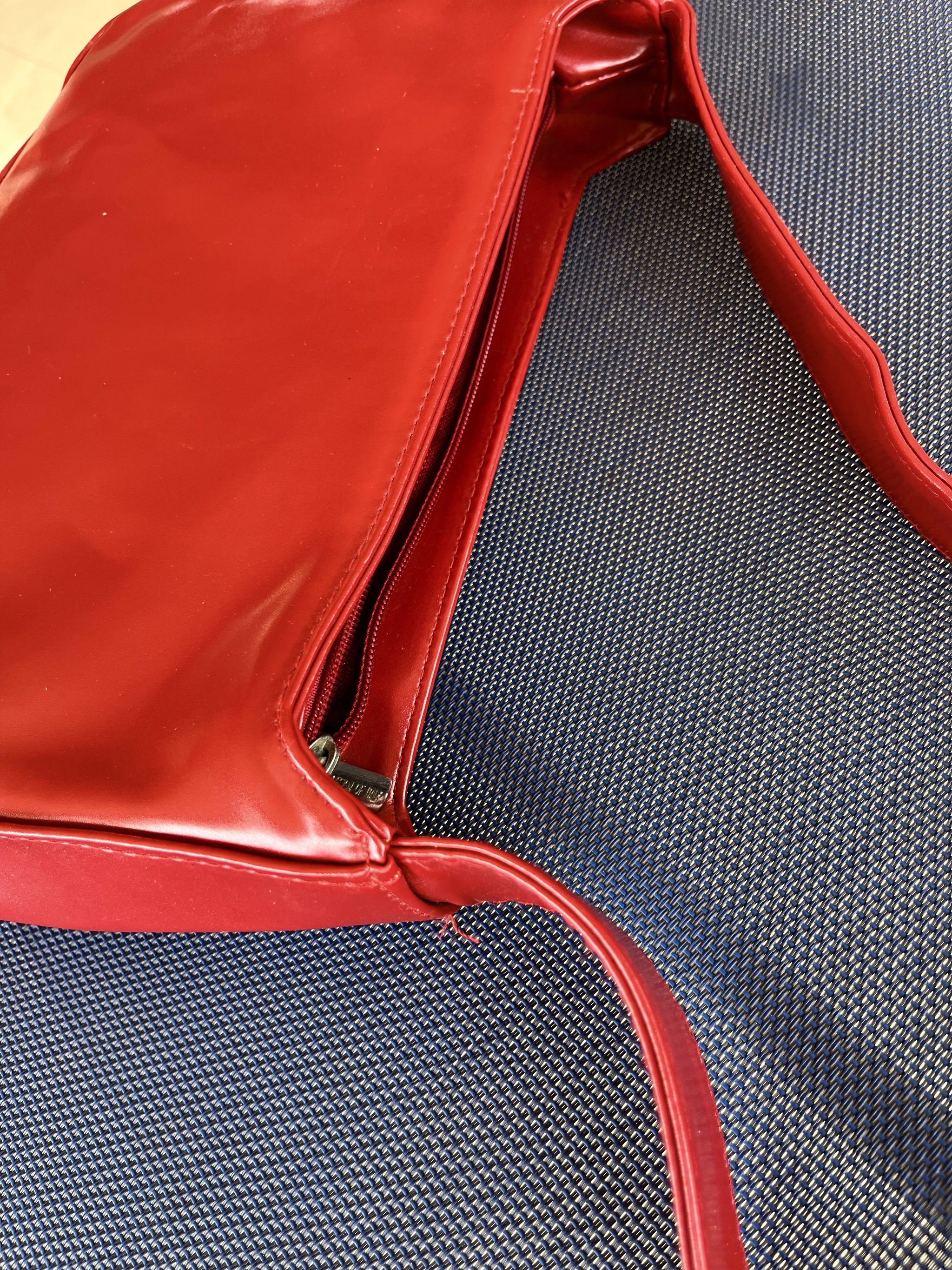 Sac baguette rouge _1