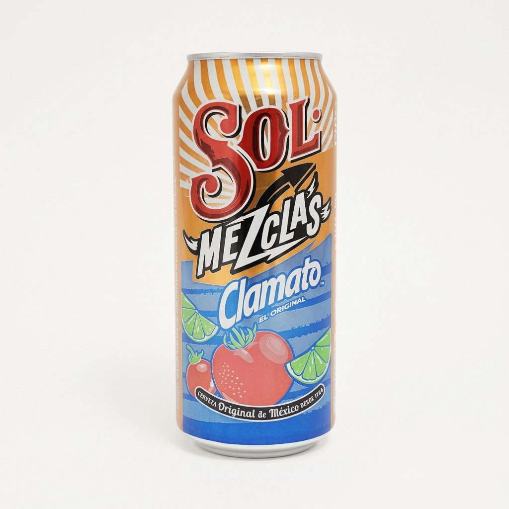 SOL CLAMATO CERVEZA LATON 473 ML