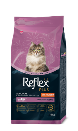 Reflex Plus Adult Cat Food (Hypoallergenic) - 15kg