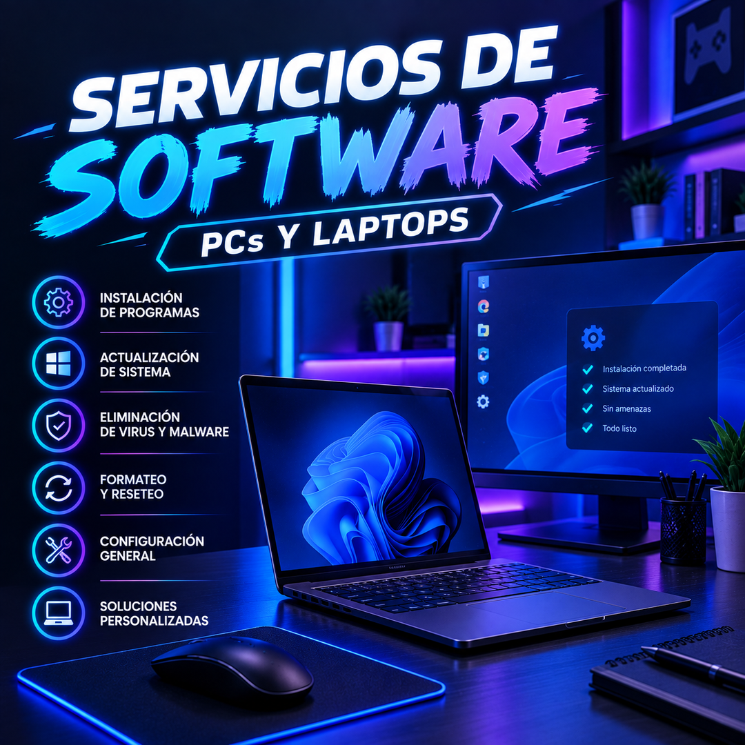 Servicios de Software (PCs y Laptops)