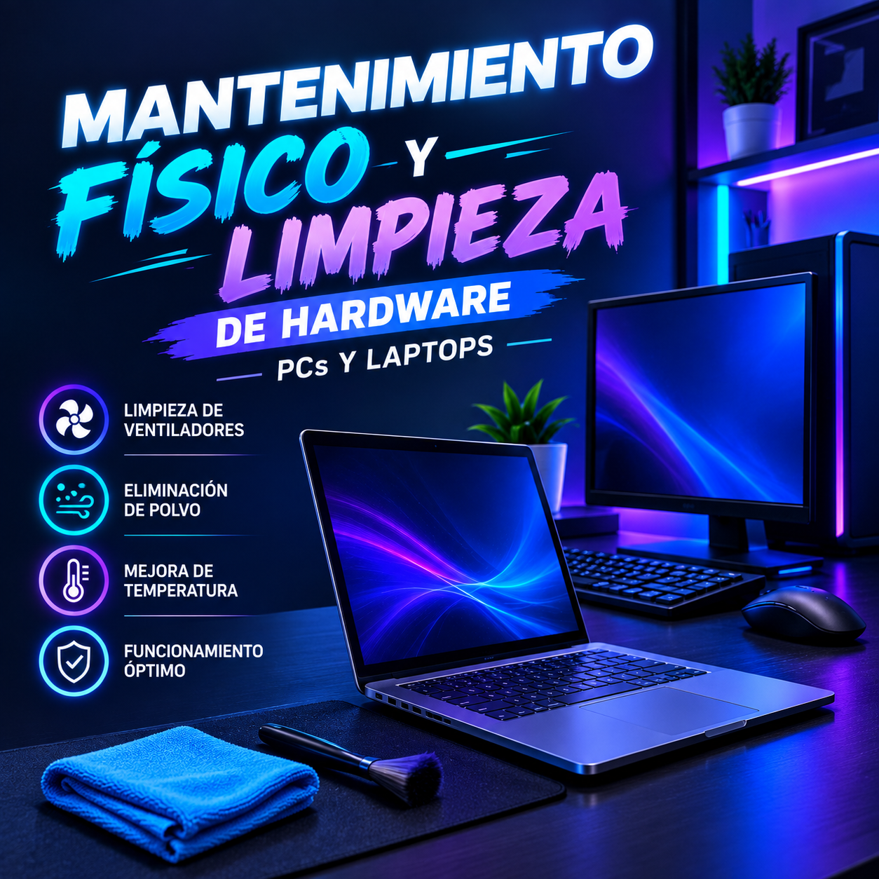 Mantenimiento Físico y Limpieza de Hardware