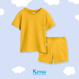 SETELAN PENDEK POLOS YELLOW