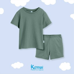 SETELAN PENDEK POLOS GREEN BREAK