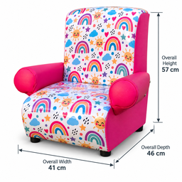 Kidsrock Rainbow Sunshine Junior Chair